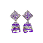 Purple Pearl Jhumki