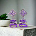 Purple Pearl Jhumki