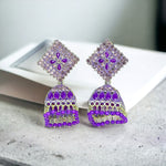 Purple Pearl Jhumki