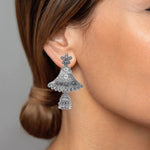 Silver 1 Piece Long Jhumki