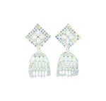 White Pearl Jhumki