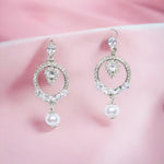 Diamond Jhumki Silver