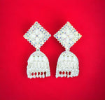 White Pearl Jhumki
