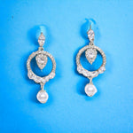 Diamond Jhumki Silver
