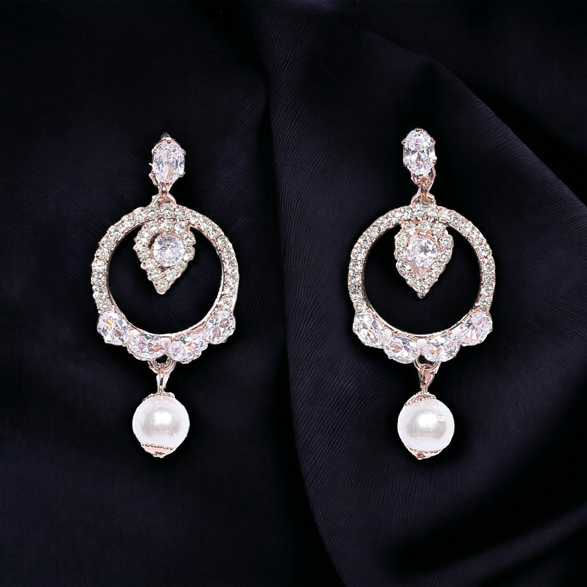Diamond Jhumki Gold