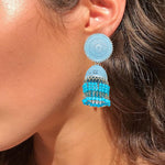 Blue Jhumki Single Color